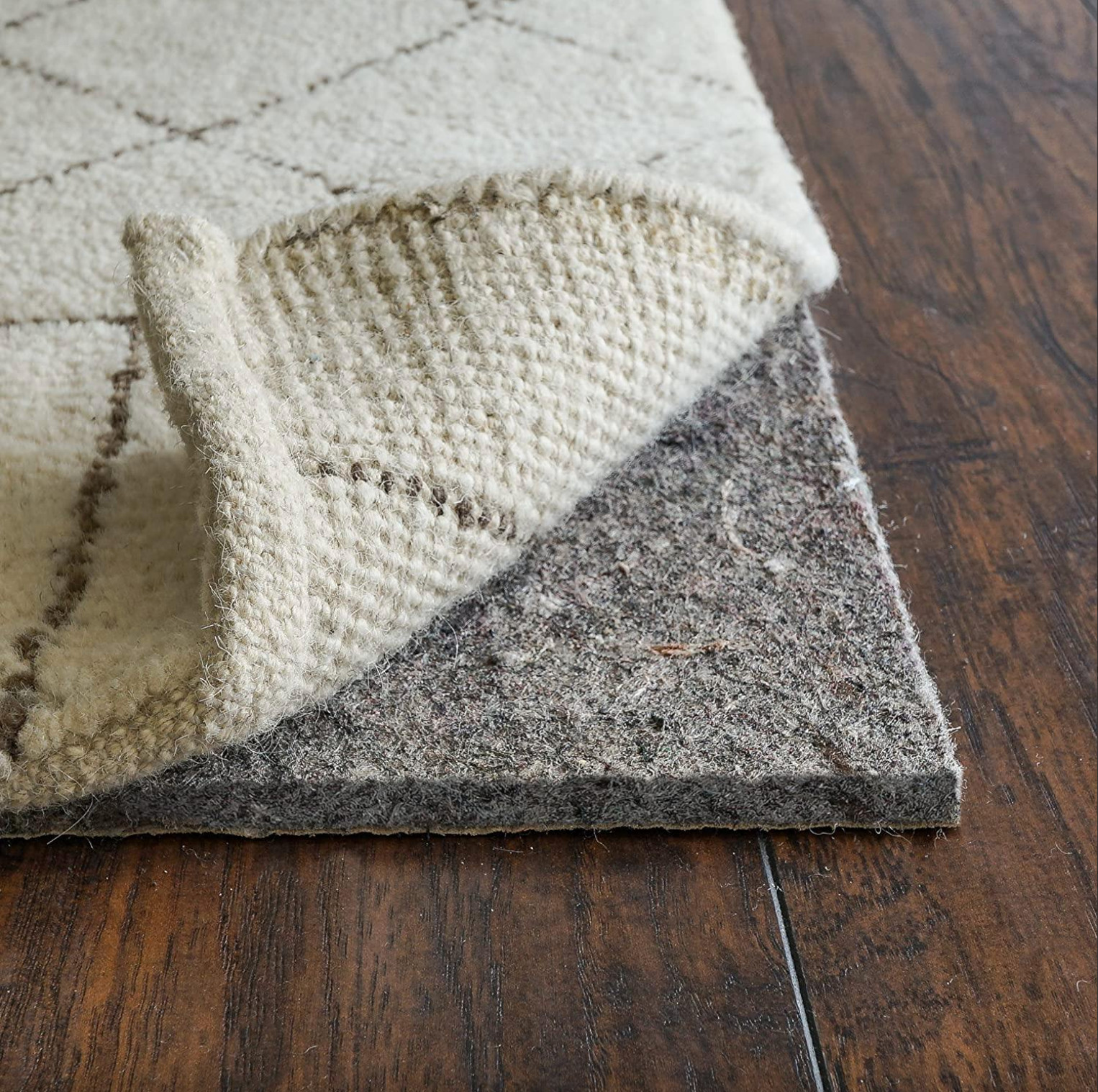 BEST QUALITY- BESTRUGPLACE - Felt & Rubber - Non-Slip - Backing Rug Pad