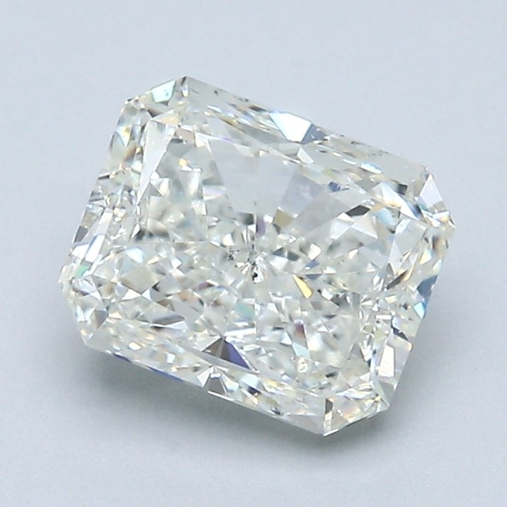 Radiant Cut 1.52 Carat Cert. GIA Natural Mined Diamond Loose J color SI1 clarity