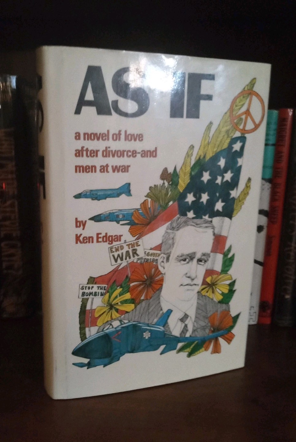 AS IF by KEN EDGAR, Near Fine SIGNED 1st Edition