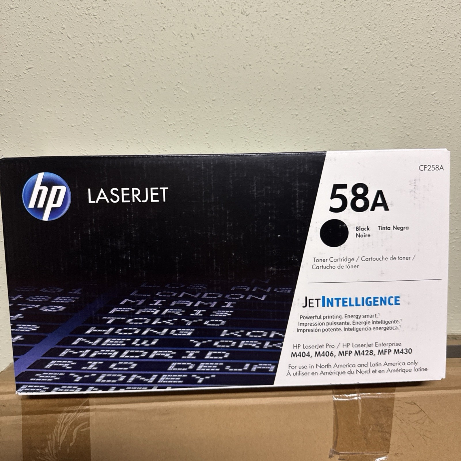 HP 58A CF258A Genuine Black Laser Toner Cartridge (unopened) HP 58A CF258A Genuine Black Laser Toner Cartridge (unopened)