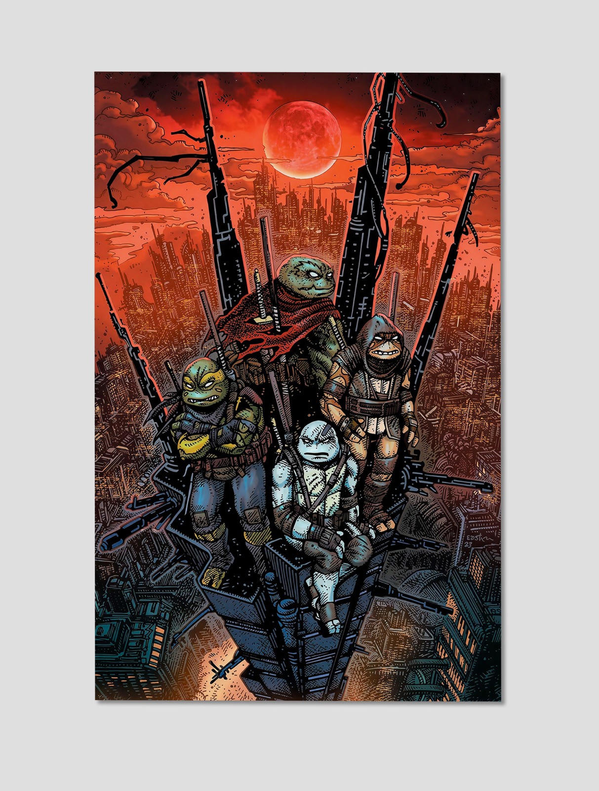 TMNT The Last Ronin II Re-Evolution #1 Premium Giclee Print Poster 11x17 WallArt