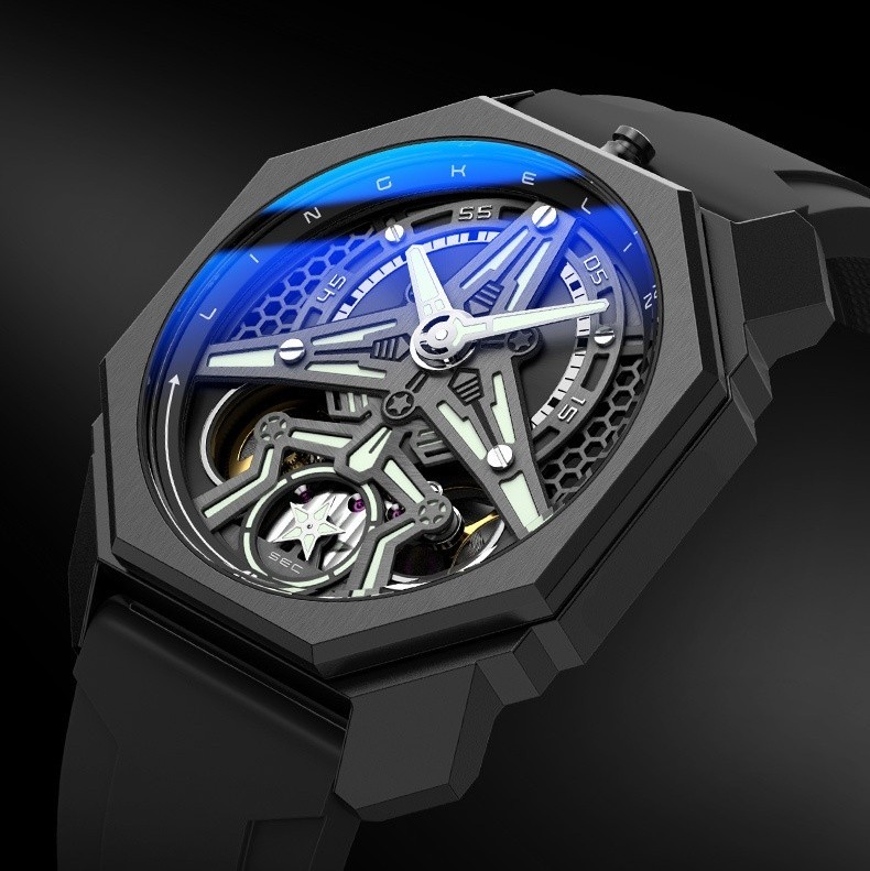 New 2025 Men\'s Automatic Mechanical Watch Skeleton Dial Steampunk New 2025 Men\'s Automatic Mechanical Watch Skeleton Dial Steampunk