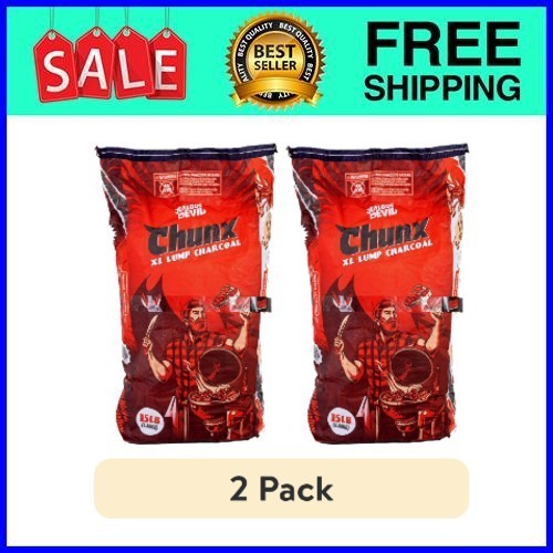Jealous Devil Chunx XL Natural Hardwood Lump Charcoal 15 lb 2-Pack Ships from US