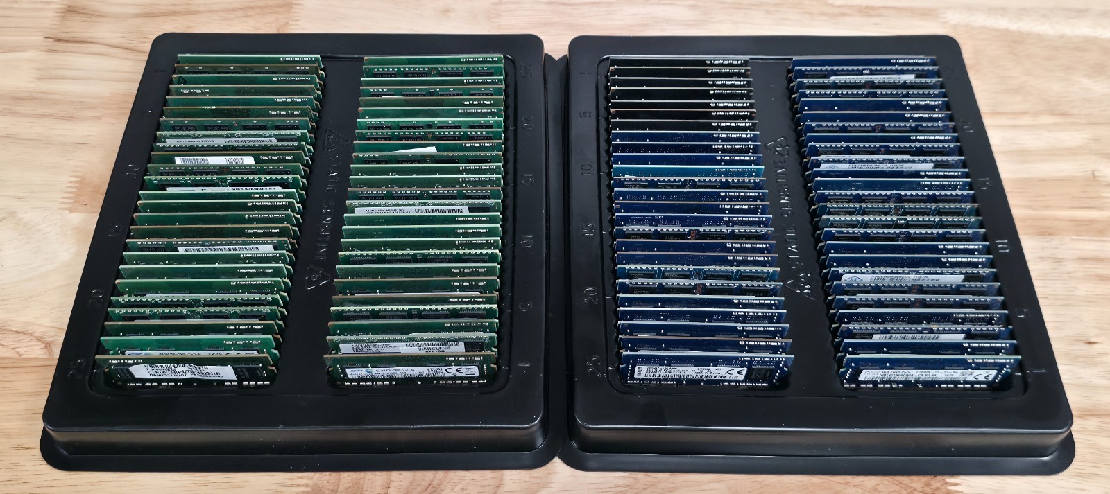LOT OF 100 4GB DDR3 SODIMM LAPTOP RAM MEMORY PULLED FROM WORKING COMPUTERS AS-IS