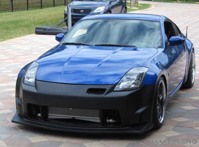 Fits Nissan 350z  2003-07 Wing Style Urethane front bumper bodykit 