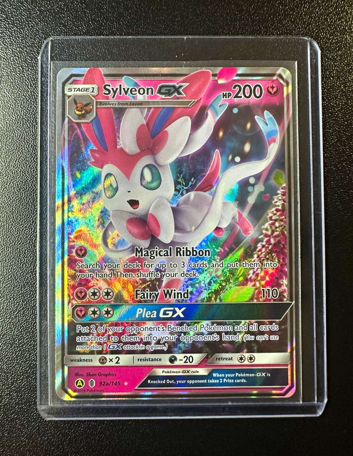Pokemon TCG Sylveon GX 092A/145 Alternate Art Promo Holo 2018 200HP