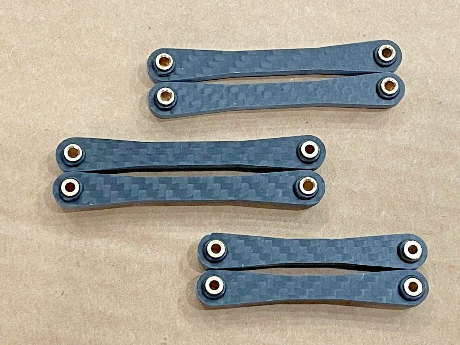 6pcs Carbon Fiber Steering & Suspension Link Set for Arrma Senton Mega 6pcs Carbon Fiber Steering & Suspension Link Set for Arrma Senton Mega