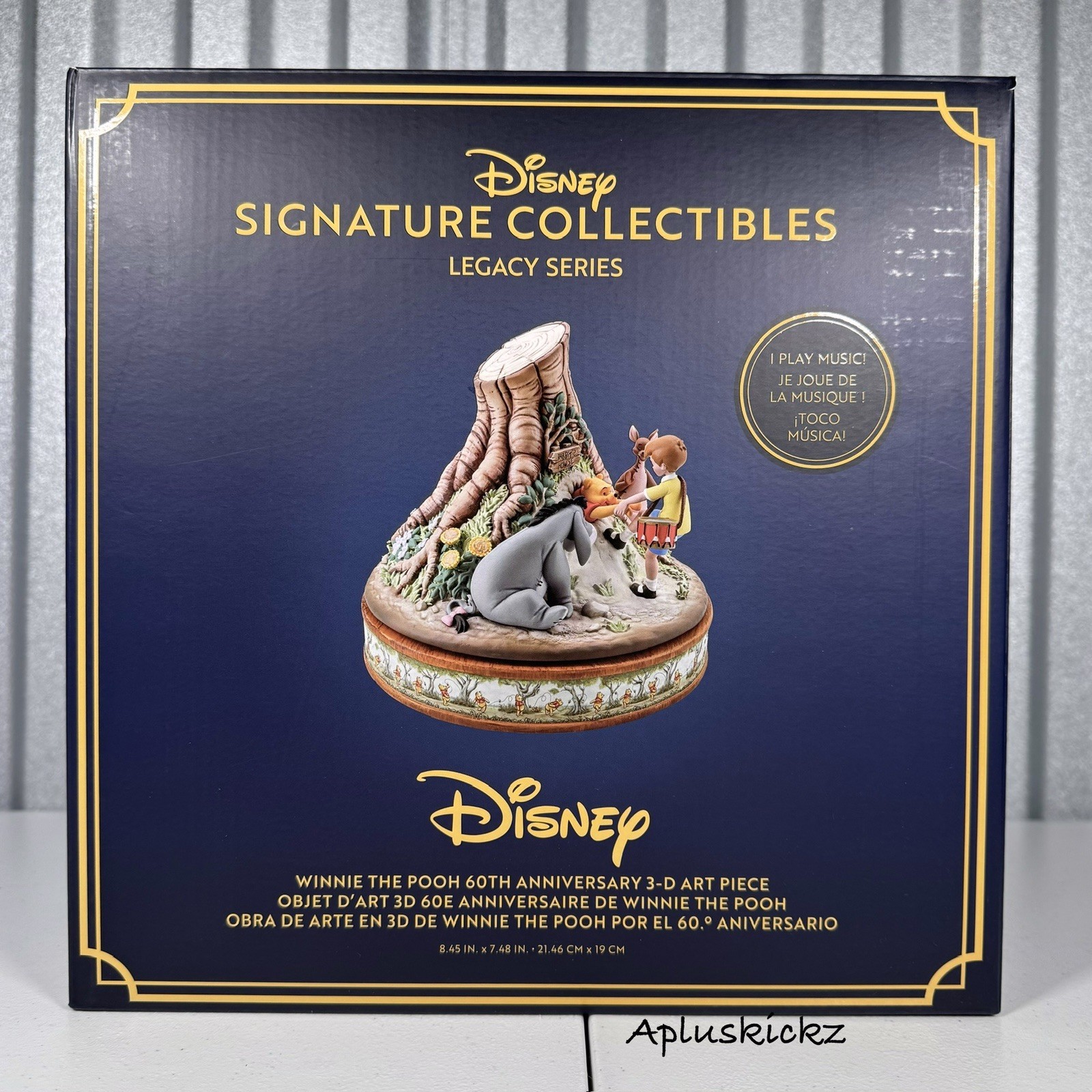 2026 Disney Parks Winnie The Pooh 60th Anniversary Musical Figurine Legacy NIB 2026 Disney Parks Winnie The Pooh 60th Anniversary Musical Figurine Legacy NIB