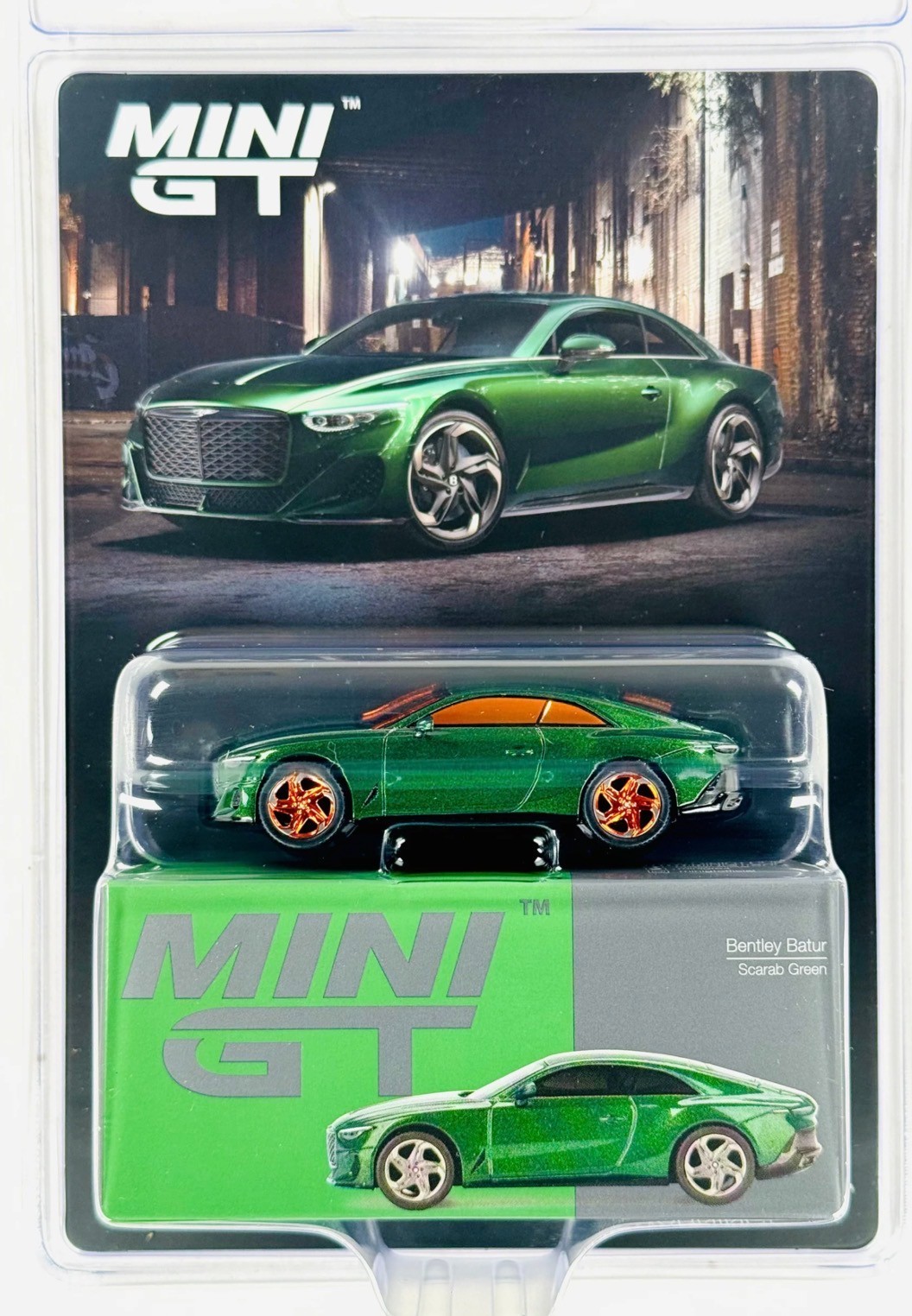 Chase MINI GT BENTLEY BATUR 1/64 DIECAST MODEL CAR SCARAB GREEN MGT01161 Chase MINI GT BENTLEY BATUR 1/64 DIECAST MODEL CAR SCARAB GREEN MGT01161