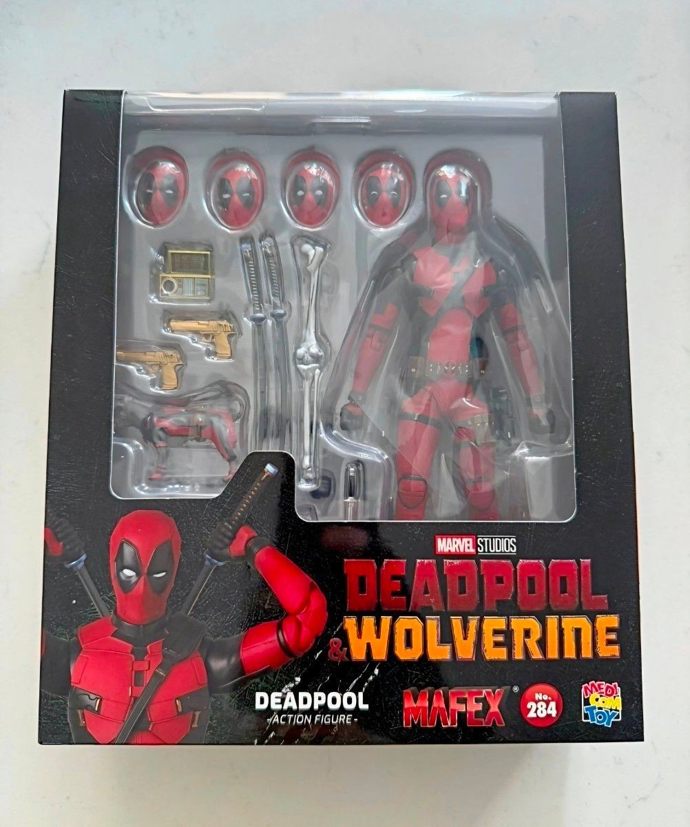 MEDICOM TOY MAFEX No.284 DEADPOOL Deadpool & Ver. Figure Wolverine 11