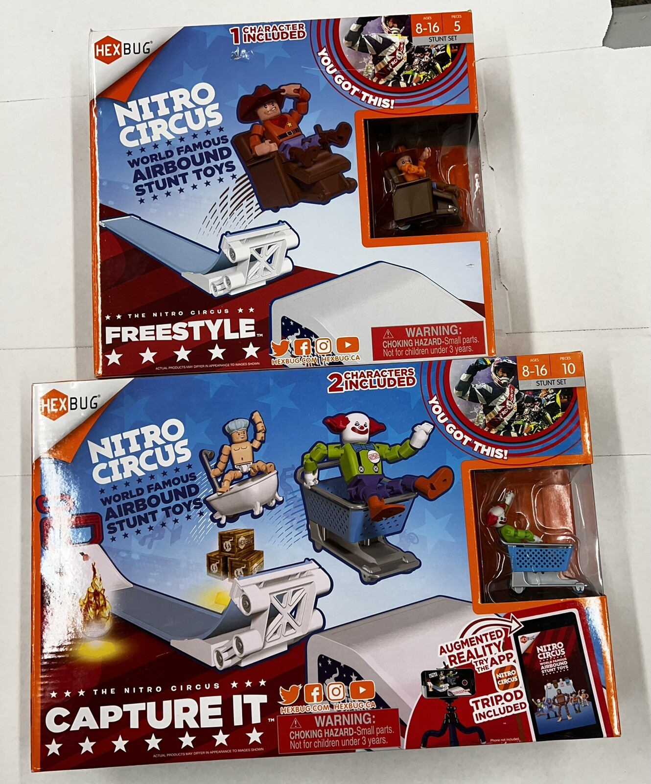 HEXBUG The Nitro Circus Capture It & Freestyle Ramp Stunt Set HEXBUG The Nitro Circus Capture It & Freestyle Ramp Stunt Set