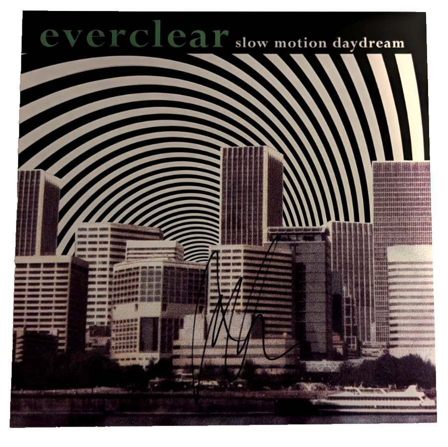 EVERCLEAR Slow Motion Daydream Signed ART ALEXAKIS Promo Poster NM Condition EVERCLEAR Slow Motion Daydream Signed ART ALEXAKIS Promo Poster NM Condition