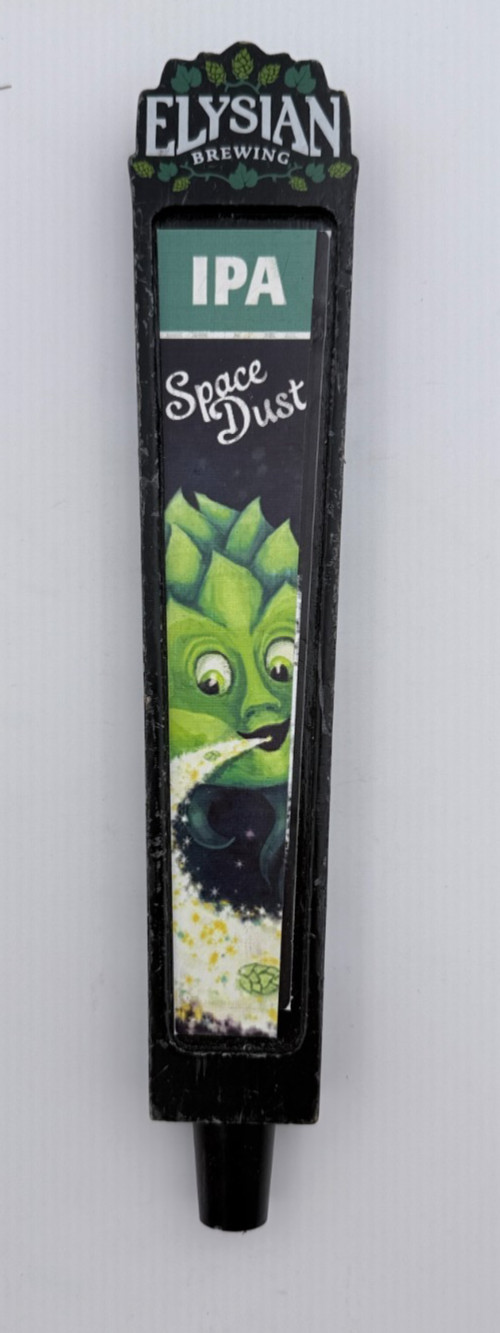 Elysian Brewing Space Dust IPA Beer Tap Handle Black