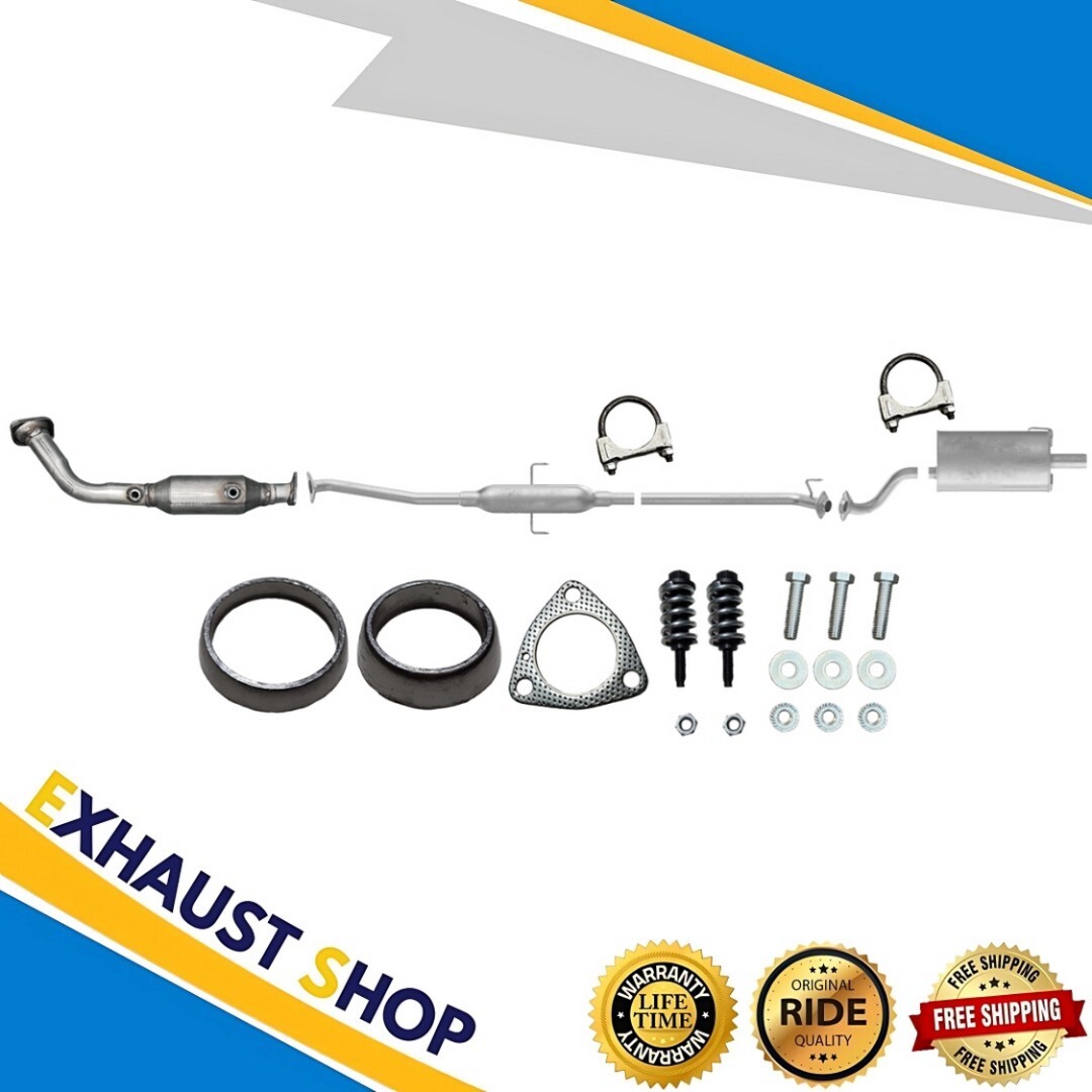 Full Exhaust System For 02 03 04 Honda CR-V 2.4L Fast Shipping Brand New InStock