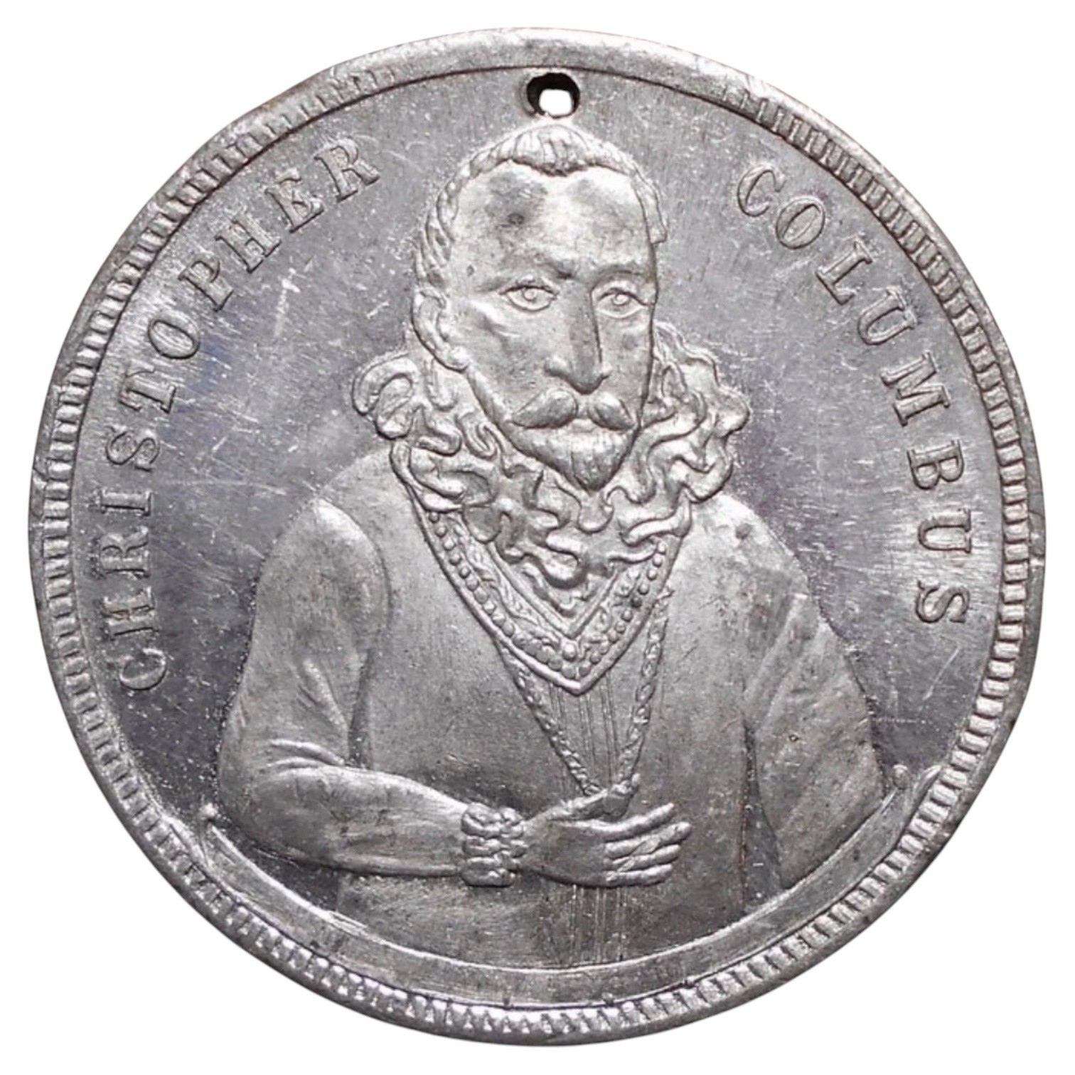 1892-CHICAGO COLUMBIAN EXPO, E-228. WM 31mm, CHRISTOPHER COLUMBUS