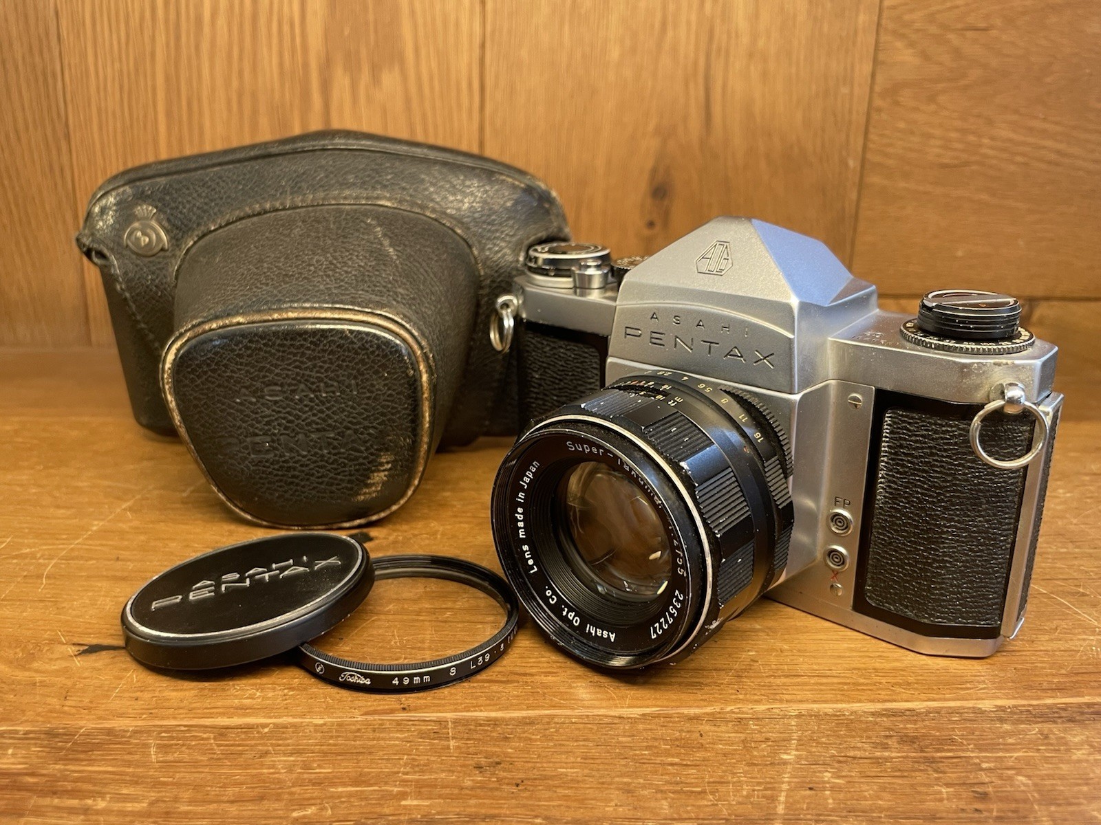 *Near Mint w/ Case* Pentax S2 Late Model Camera Super Takumar 55mm F/2 From JPN