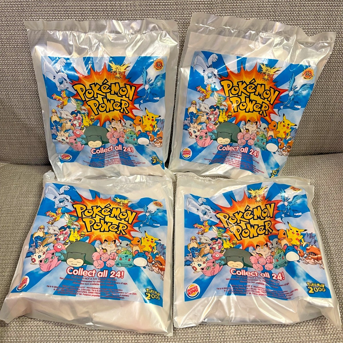 Y2K Pokemon The Movie 2000 Power Cards and Stands Burger King 3D Toys Lot Of 4 Y2K Pokemon The Movie 2000 Power Cards and Stands Burger King 3D Toys Lot Of 4