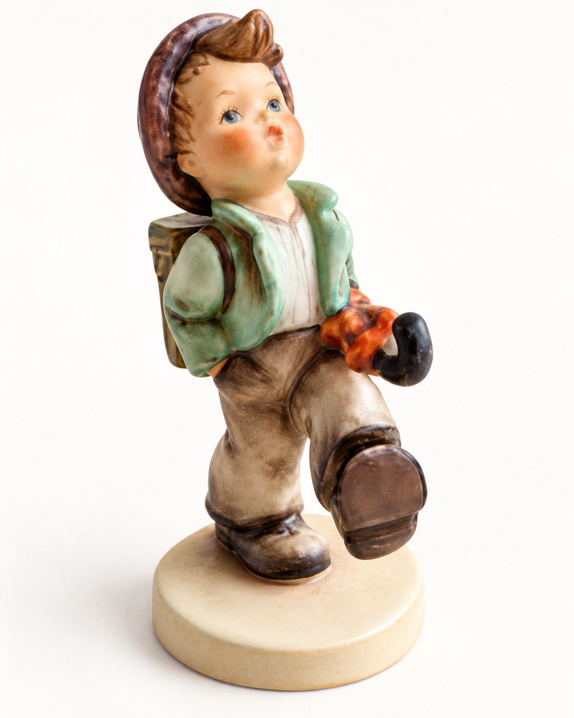 Goebel M.I. Hummel Globe Trotter #79/0 TMK-6 W Germany Umbrella Basket Goebel M.I. Hummel Globe Trotter #79/0 TMK-6 W Germany Umbrella Basket