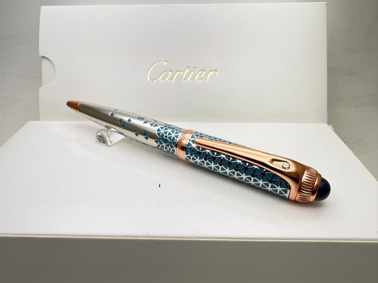 Rare Cartier Santos De Cartier Special Limited Edition Collectable Ballpoint Pen