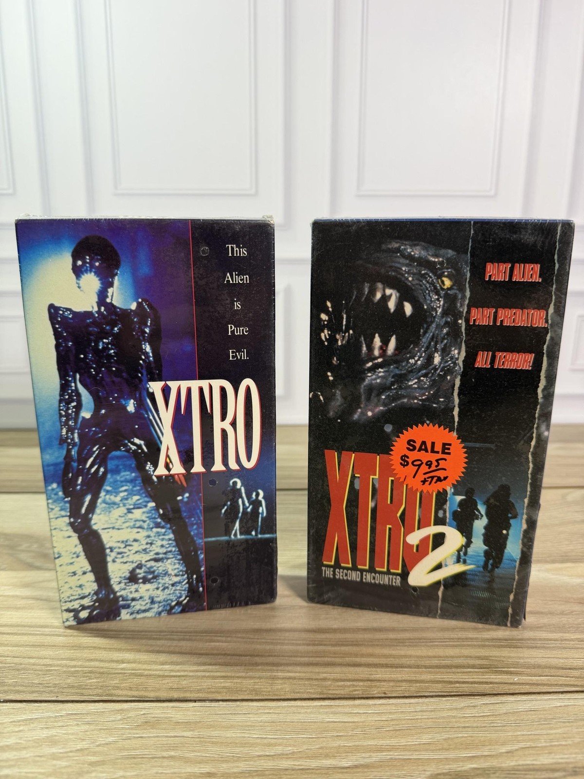 Xtro / Xtro 2 Second Encounter VHS NEW SEALED Lot 2 Turner Sci-Fi Horror