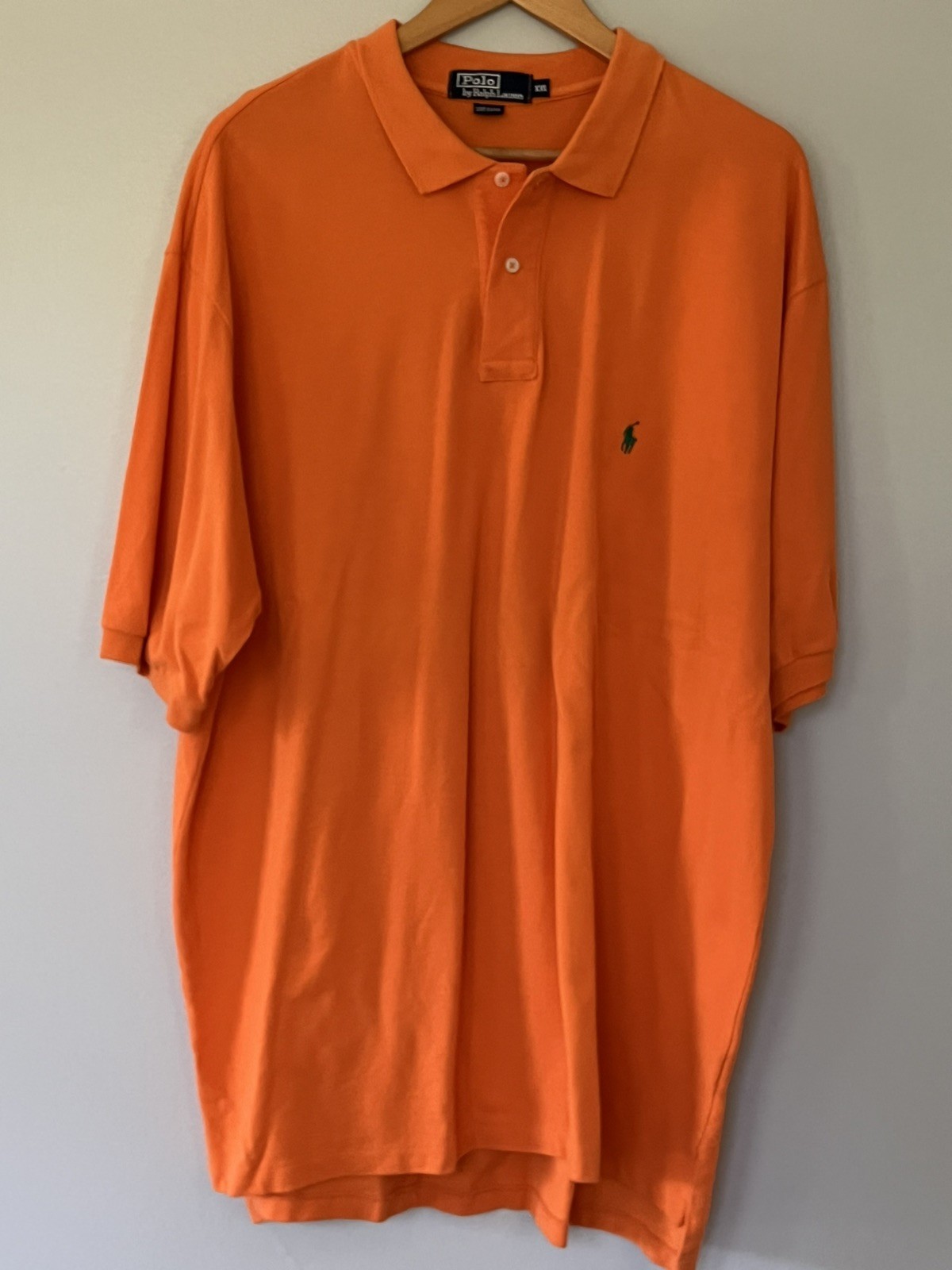 Vintage 80s/90s Polo Ralph Lauren Mens XXL Orange Short Sleeve Cotton Made USA Vintage 80s/90s Polo Ralph Lauren Mens XXL Orange Short Sleeve Cotton Made USA
