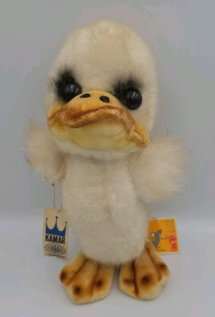 Vintage Rare Kamar Plush Duck 1960\'s Complete With Original Tags Vintage Rare Kamar Plush Duck 1960\'s Complete With Original Tags