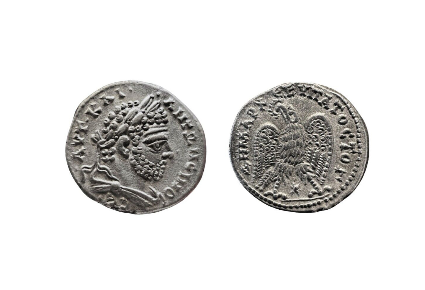 Caracalla Ar Tetradrachm Prieur 1178 eagle