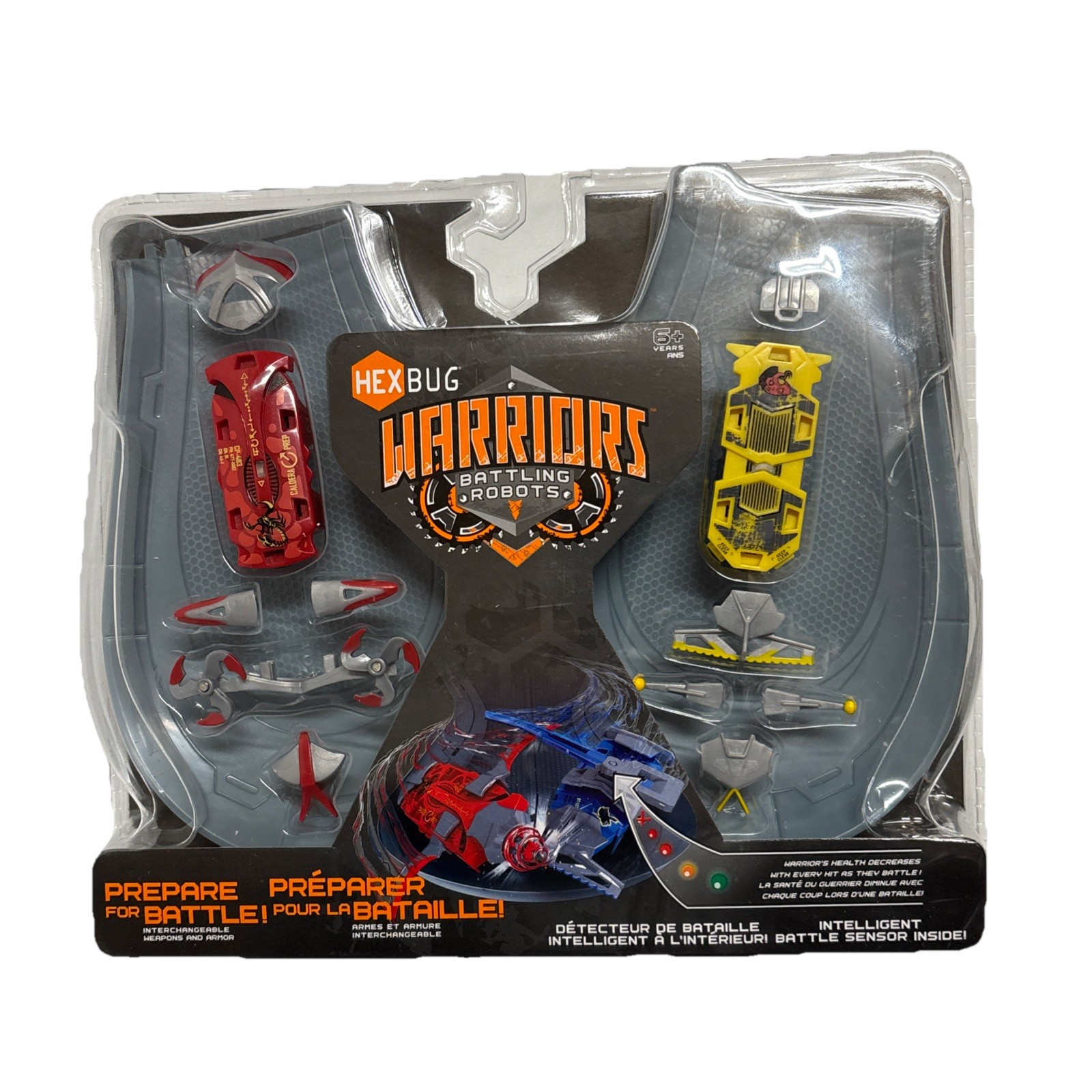 HEXBUG Warriors Battle Arena Calera vs Tronikon New, sealed Factory Pack