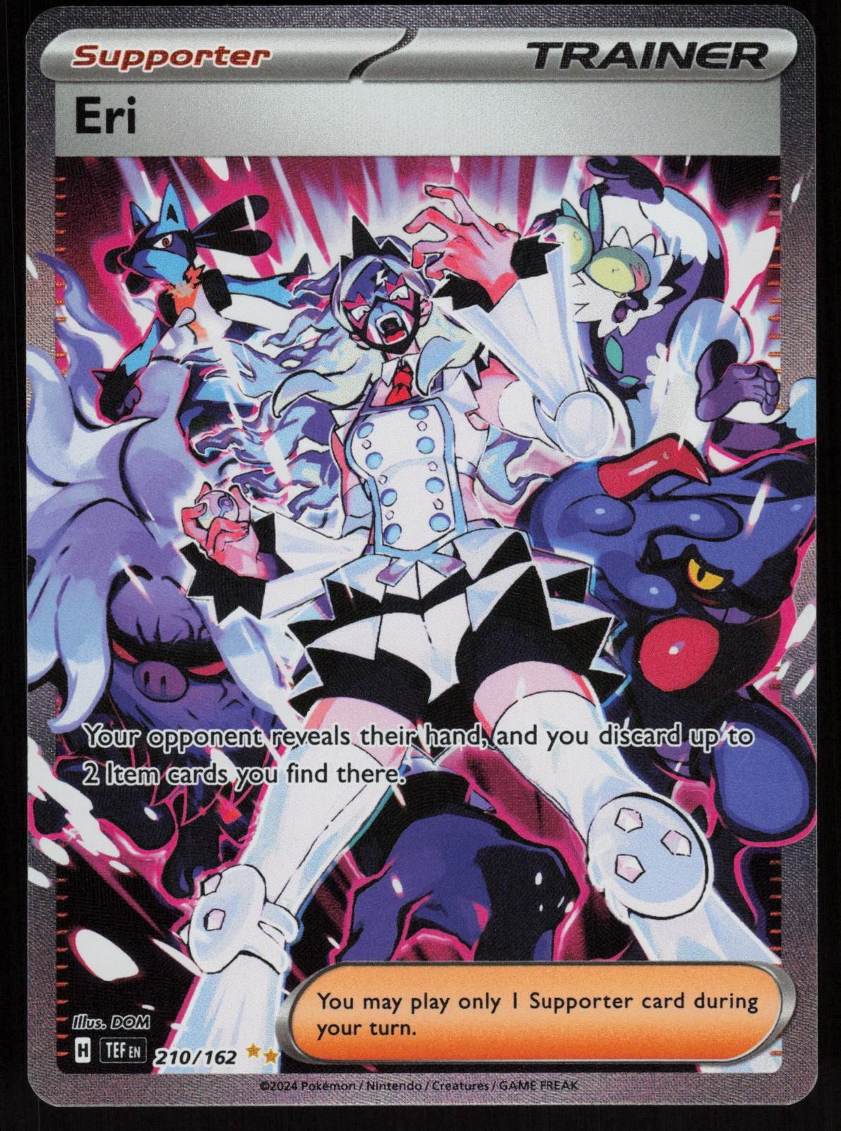 Eri 210/162 Temporal Forces Holo Special Illustration Rare POKEMON