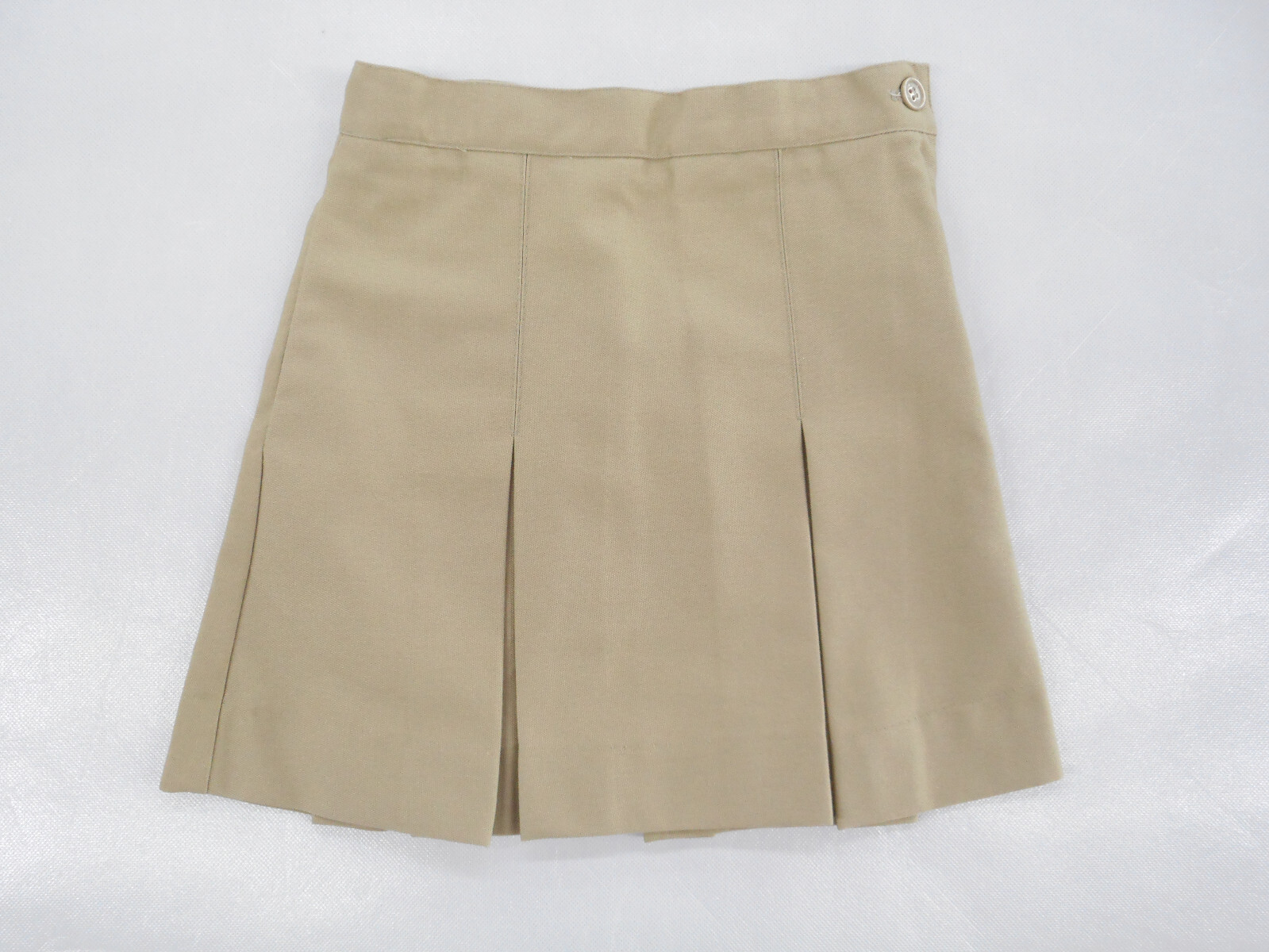 Girls R/K Khaki Kick Pleat Uniform Skirt Regular & 1/2 Sizes 3 - 16 1/2 Girls R/K Khaki Kick Pleat Uniform Skirt Regular & 1/2 Sizes 3 - 16 1/2