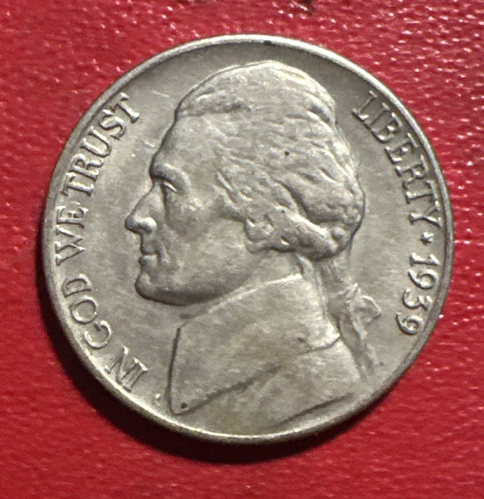 1939 D Jefferson Nickel=XF=Free Shipping ZittyCoinsandCards