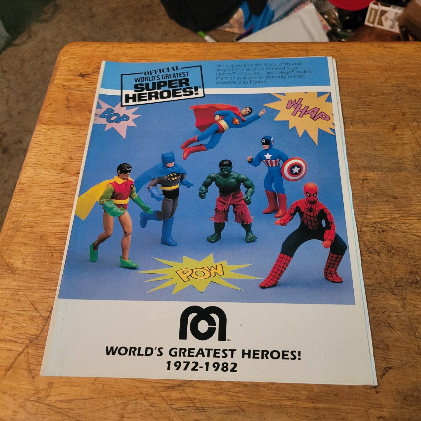 VTG 1972-1982 MEGO World\'s Greatest Super Heros Catalog Pamphlet Brochure Read VTG 1972-1982 MEGO World\'s Greatest Super Heros Catalog Pamphlet Brochure Read
