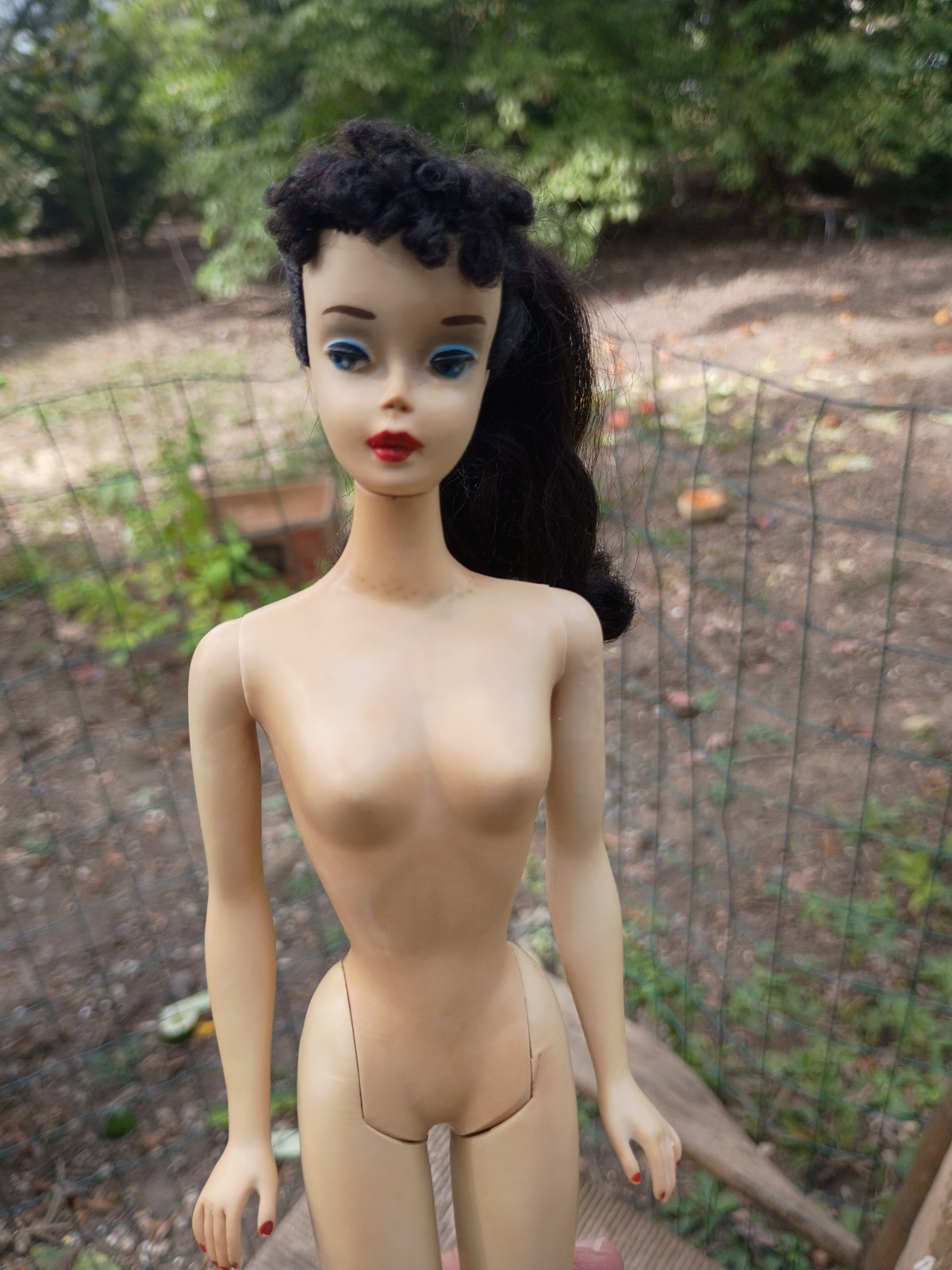 Mint hair shiny original top knott number 3 blue eye rare ponytailbarbie Mint hair shiny original top knott number 3 blue eye rare ponytailbarbie