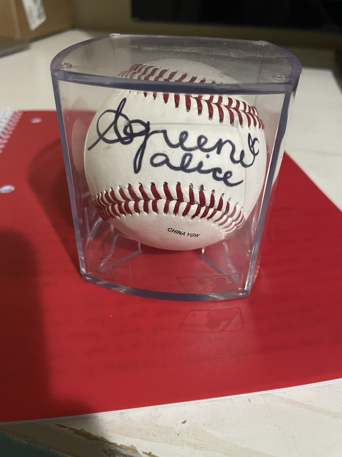 Ashley Greene (Alice Cullen) Hand-Signed Baseball Ashley Greene (Alice Cullen) Hand-Signed Baseball
