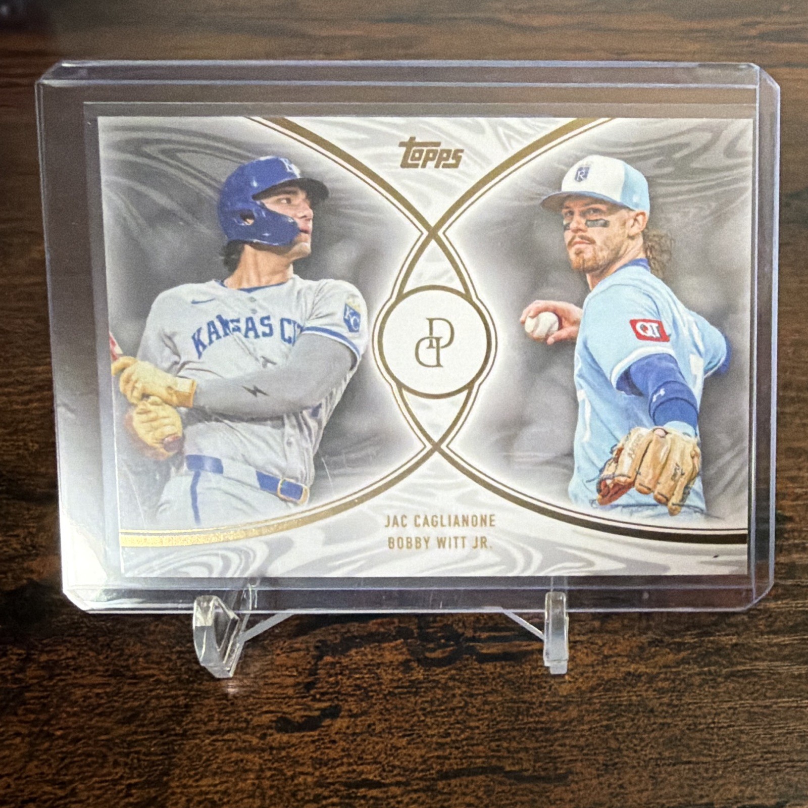 2026 Topps Dynamic Duals - Jac Caglianone Bobby Witt Jr #2 Rookie RC Royals 2026 Topps Dynamic Duals - Jac Caglianone Bobby Witt Jr #2 Rookie RC Royals