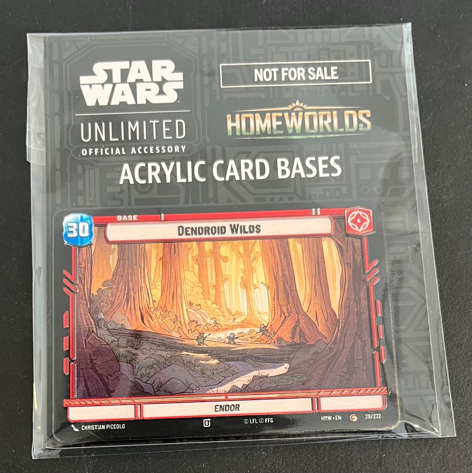 *NEW* Star Wars Unlimited: Homeworlds Acrylic Card Base - Dendroid Wilds