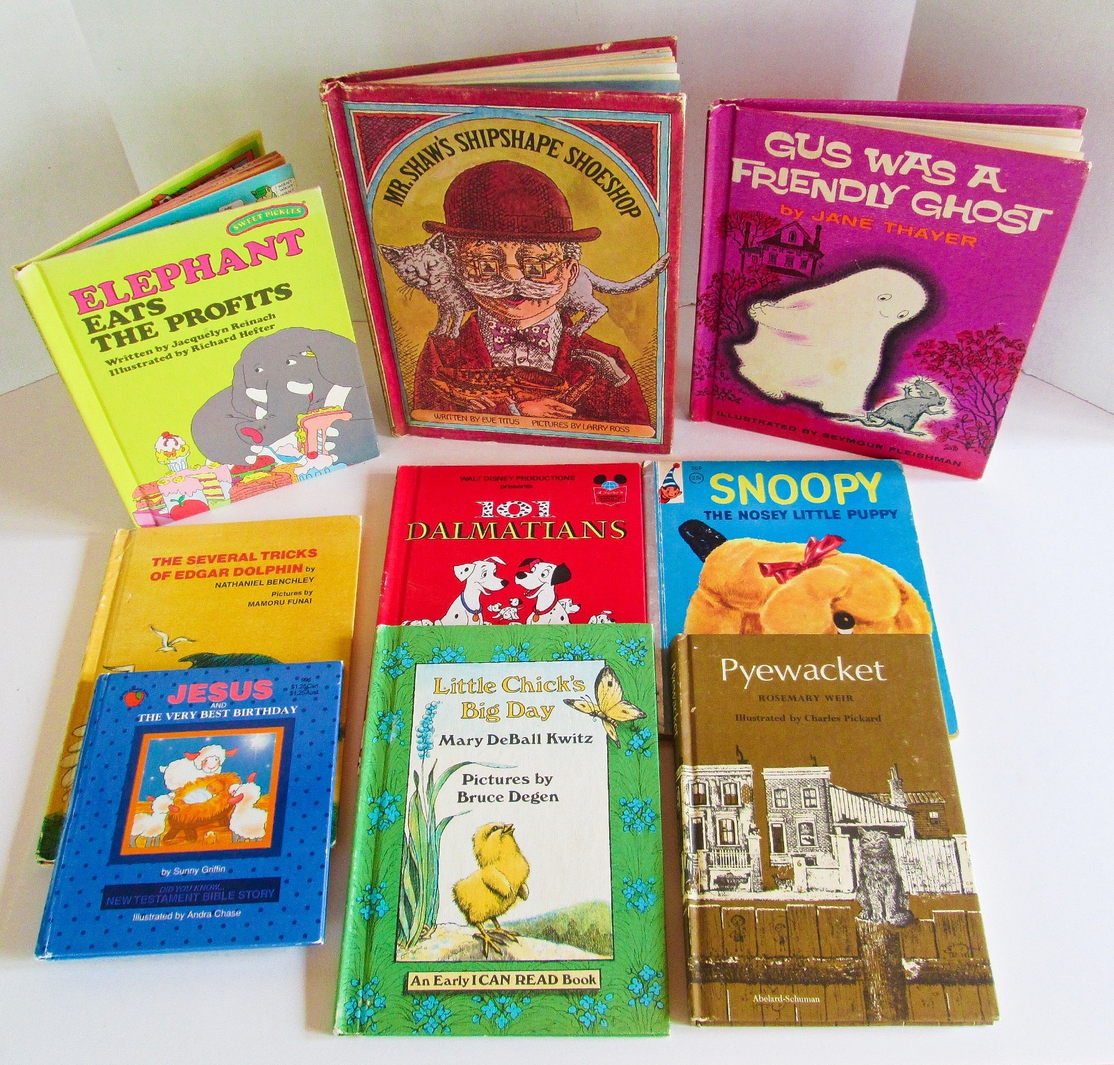 Vintage Children's Books 1950s-1990s, Lot of 9 Hardcover, Weekly Reader and More