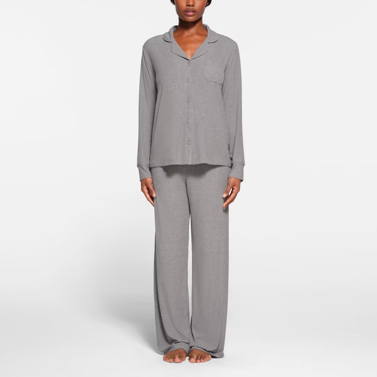 Skims Soft Lounge Sleep Set Heather Grey - Size Xs - New with tags
