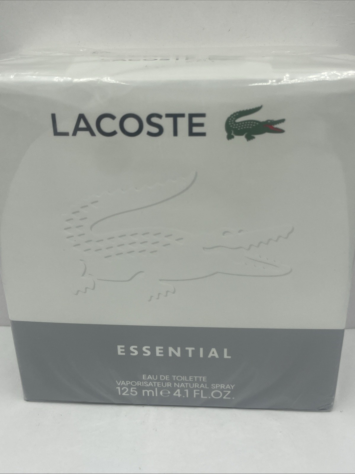 Lacoste Essential 4.2 oz/125 ml EDT spray Cologne for Men New In Box and SEALED