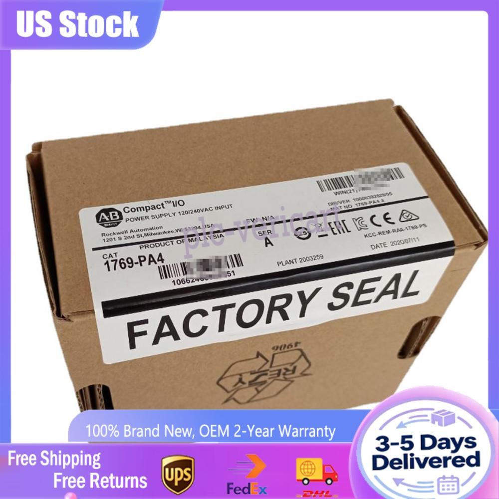 New Factory Sealed AB 1769-PA4 /A CompactLogix Power Supply 1769PA4