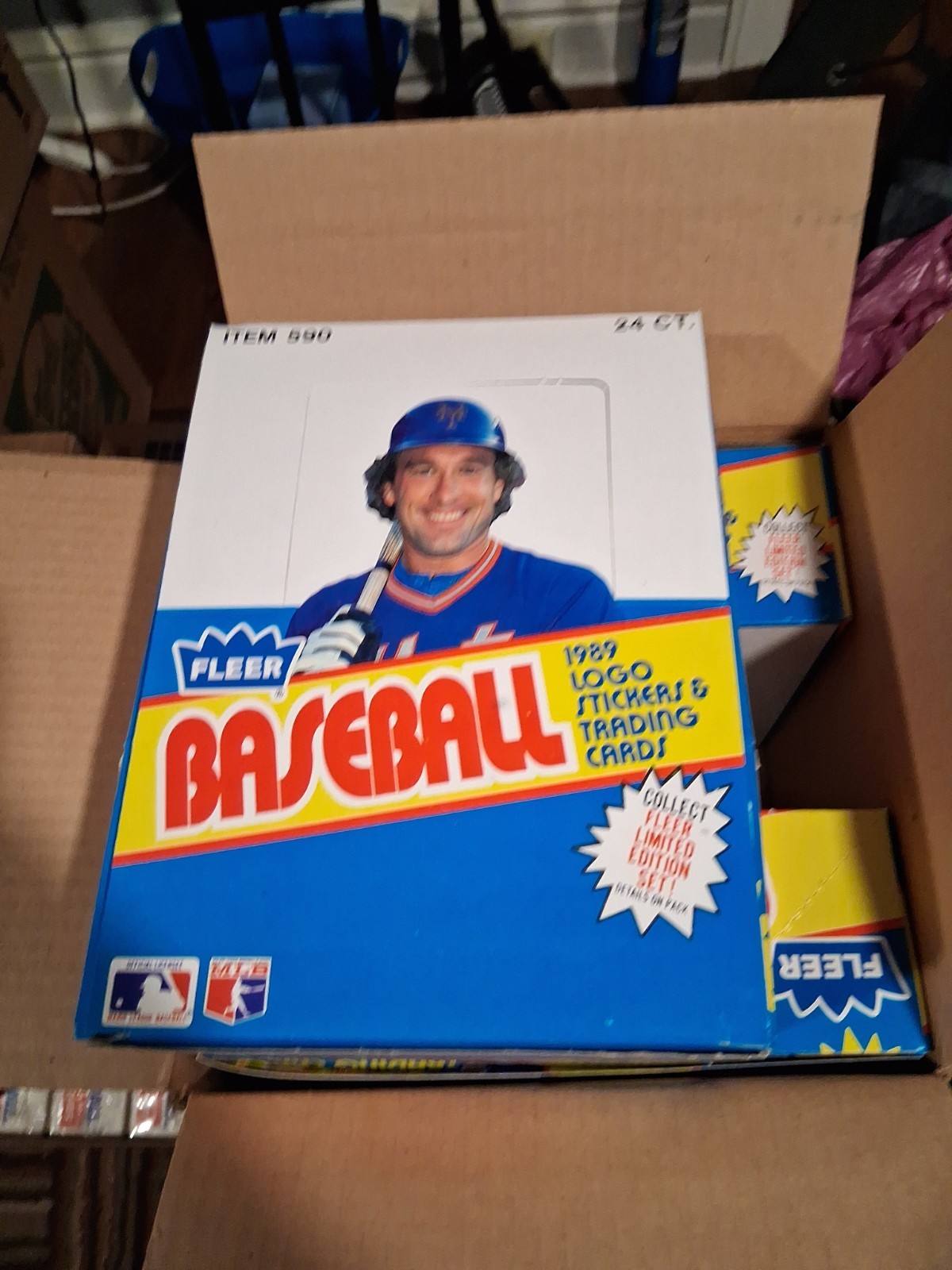 1989 Fleer Baseball Rack Pack Box  Ken Griffey Jr Rookie Year🔥😍