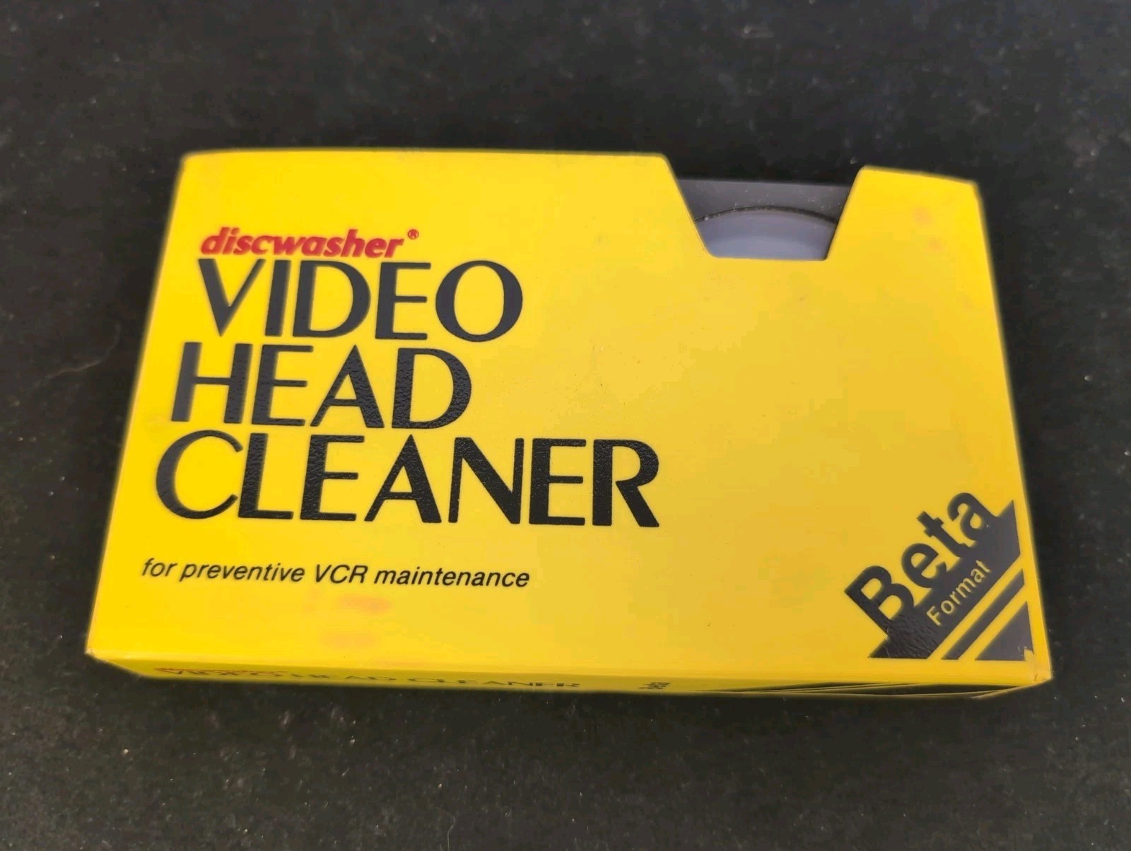 Discwasher BETA Format Video Head Cleaner ~ Betamax Video Videotape Vintage