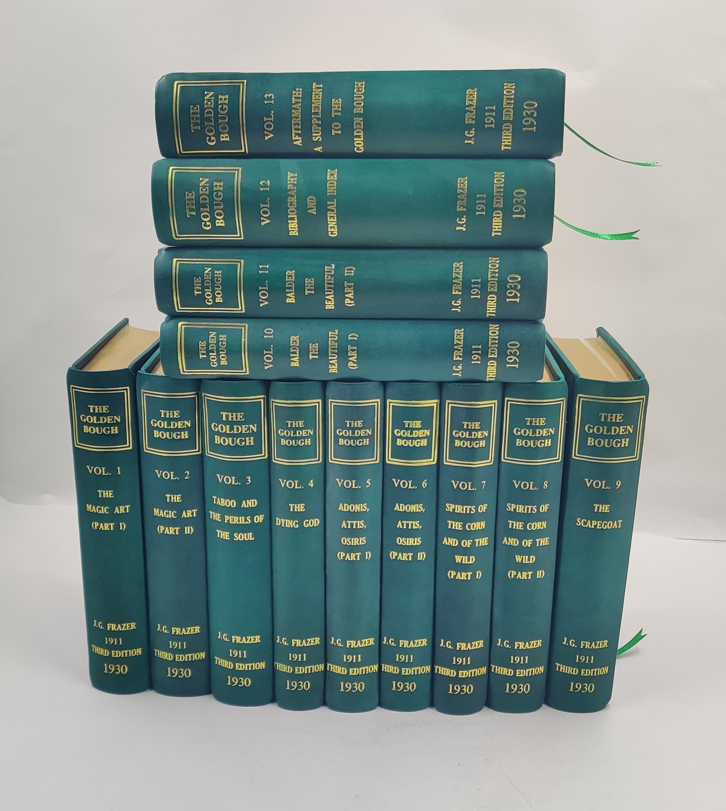 THE GOLDEN BOUGH A STUDY IN MAGIC AND RELIGION (13 books set) [Premium Leather ]
