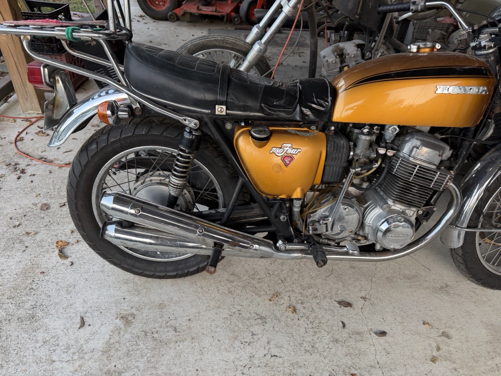 1971 Honda Cb750 Cb 750 Sohc PART OUT exhaust Gas Tank Wheels Twitle Four Cylind