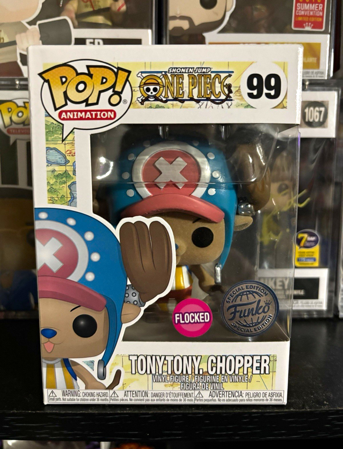 Funko Pop Animation One Piece Tony Tony Chopper #99 Flocked Special Edition Funko Pop Animation One Piece Tony Tony Chopper #99 Flocked Special Edition