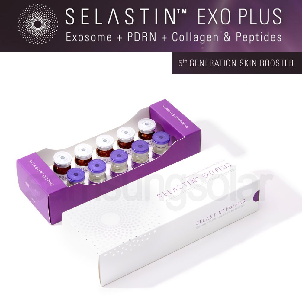 SELASTIN EXO PLUS Exosome Skin Booster 5 set Exosome + PDRN + Collagen&Peptides