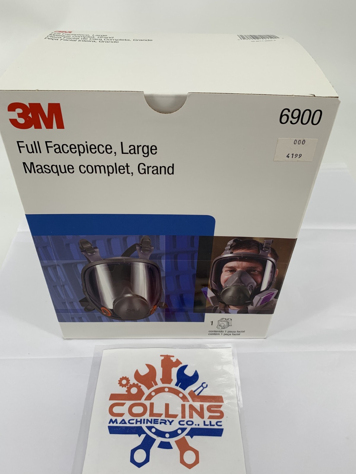3M PN54159 Full Face Reusable Respirator Protection 6900 Model Large 3M PN54159 Full Face Reusable Respirator Protection 6900 Model Large