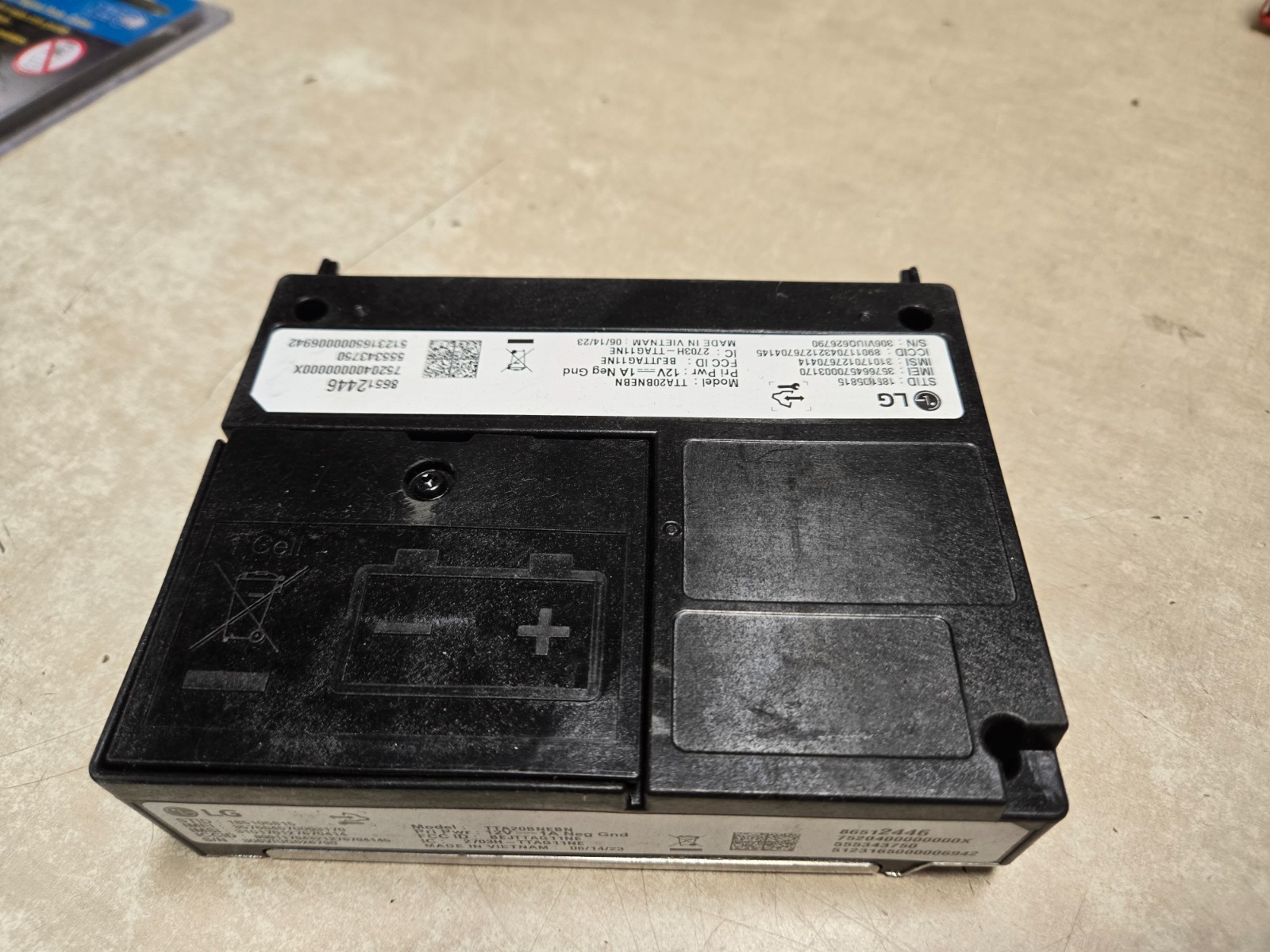 LG Telematic Communication Control Module OEM Model TTA20BNEBN