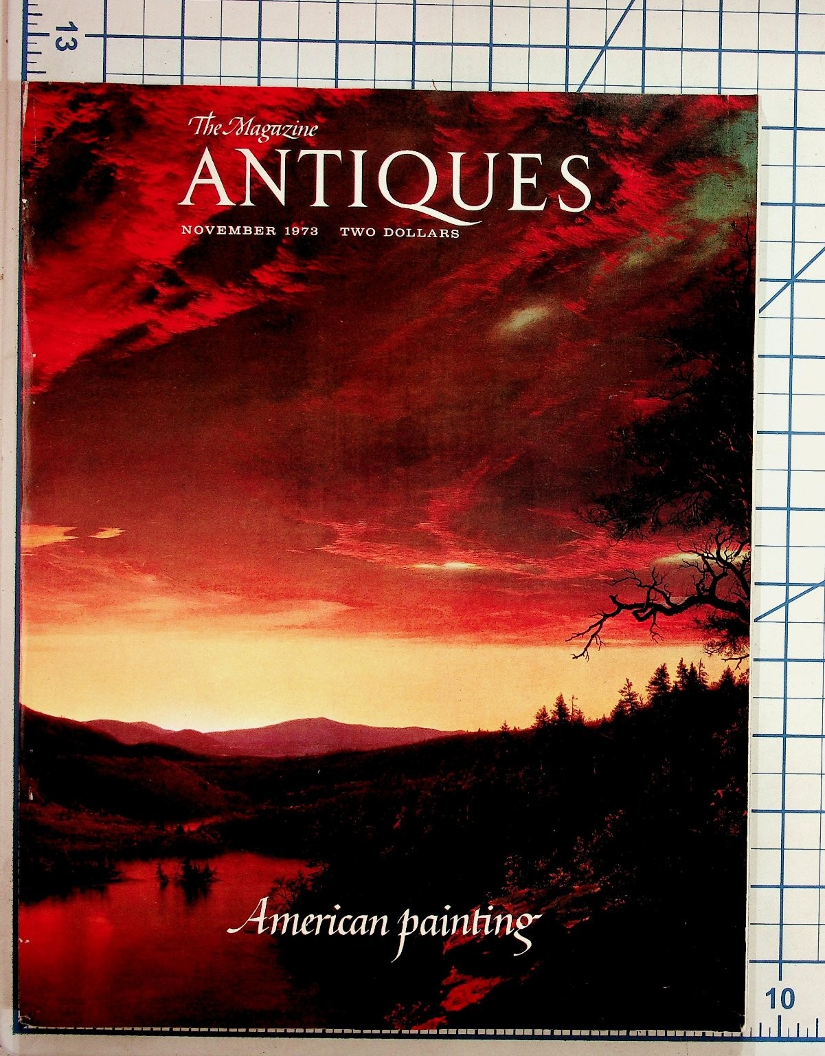 Antiques Magazine November 1973 American Painting Art History Vintage