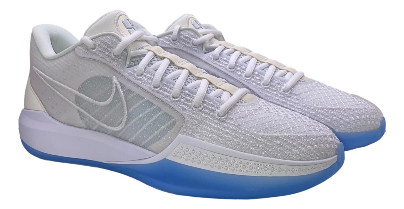 SZ 10.5 Women\'s -Nike Sabrina 1 By You  \'White Blue Ice\' Basketball Shoes FJ4036